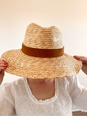 Gigi Pip Isla Wide Brim Straw Hat